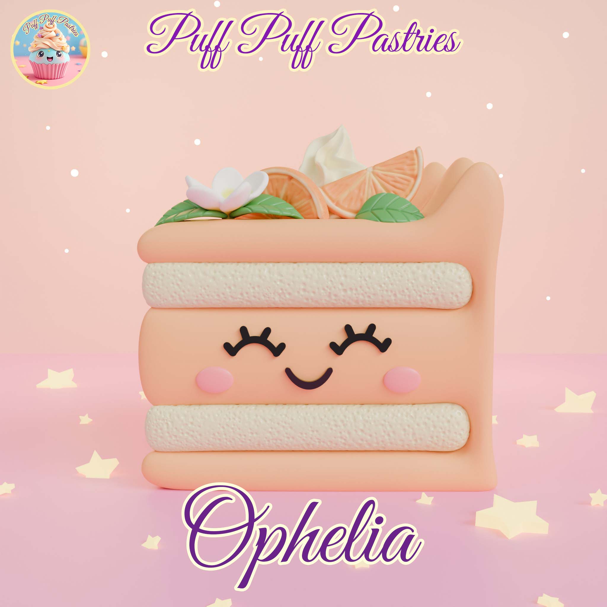 Kawaii Triangle cake Ophelia